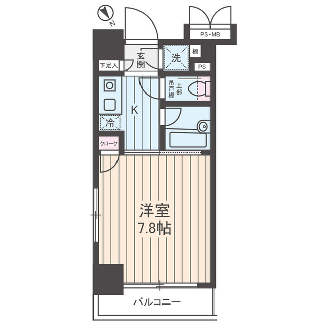 ヴェルステージ関内の間取り