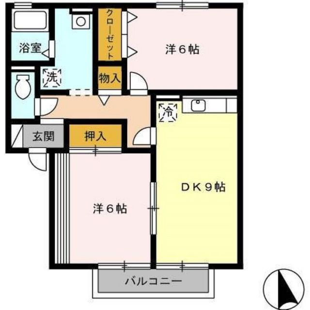 アヴェニール幸A棟の間取り