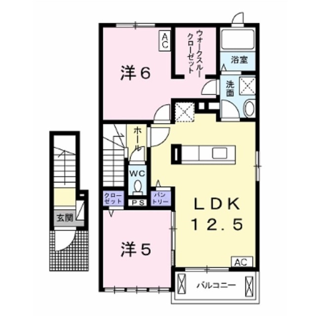 ノーブル　グラス　Ⅱの間取り