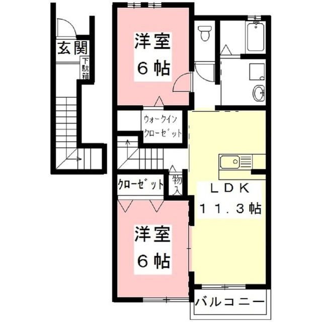 アリアⅡの間取り