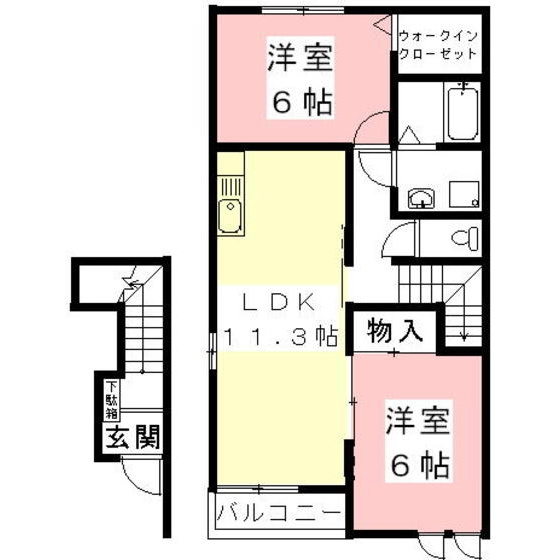 ブラウレーヘンの間取り