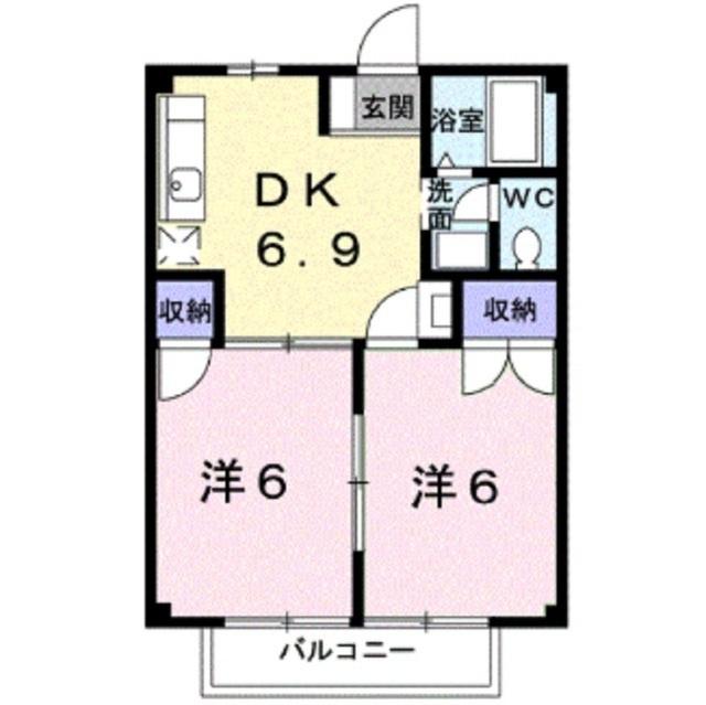 Ｆａｍｅａｌ２１　Ａ・Ｂの間取り