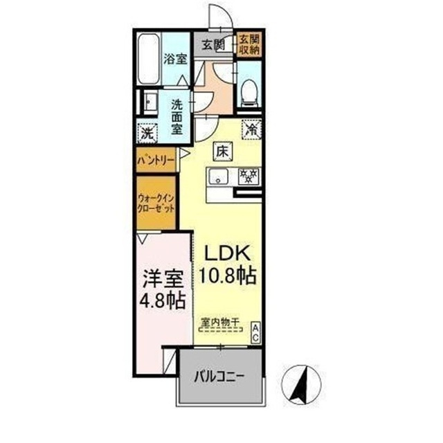 ＤｉｏｓＰｅｒｓｉｍｍｏｎ長泉Ⅰ棟の間取り