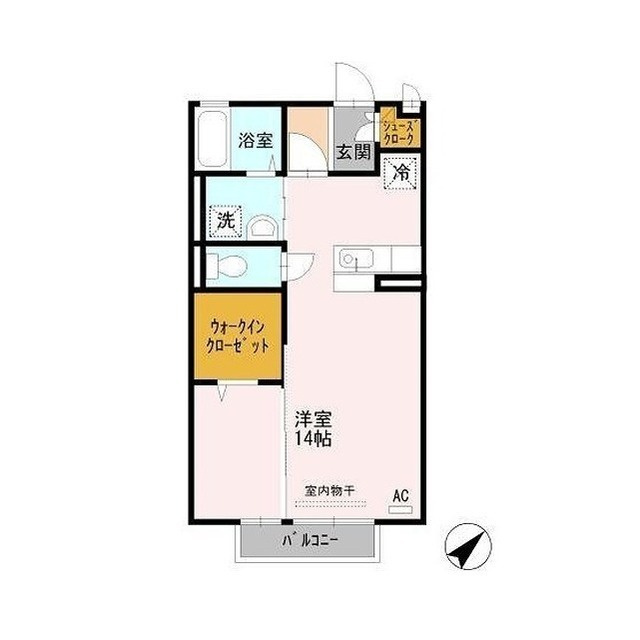Ｃａｓａ南二日町の間取り