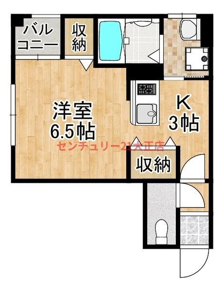 八幡屋宝ハイツの間取り