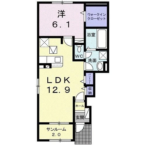 【間取り】 | フロレゾン　Ｂ
