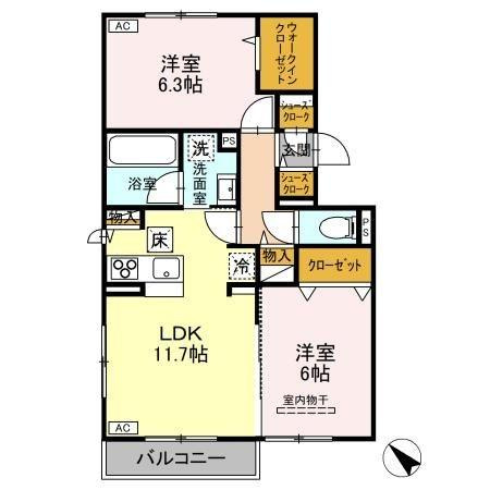 【間取り】 | リュミエール