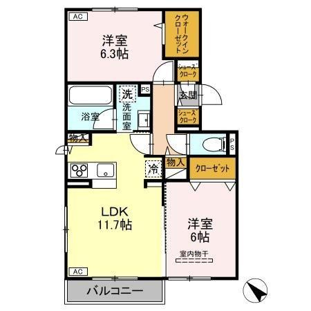 【間取り】 | リュミエール