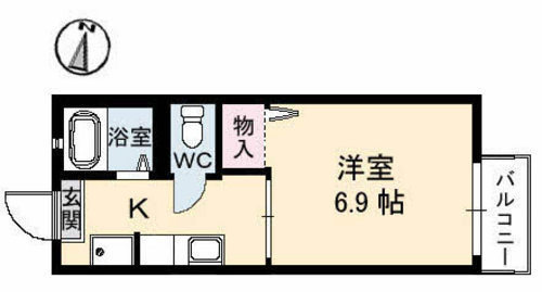 【間取り】 | シャーメゾン西津田