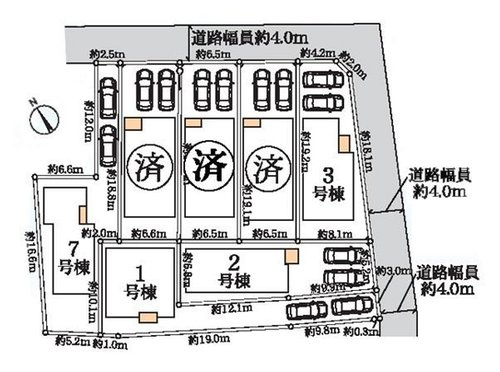 【横浜市戸塚区影取町10-2全5棟新築戸建て】★仲介手数料無料★（東俣野小学校・大正中学校）の区画図