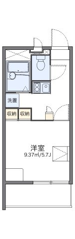 レオパレスカトレアの間取り