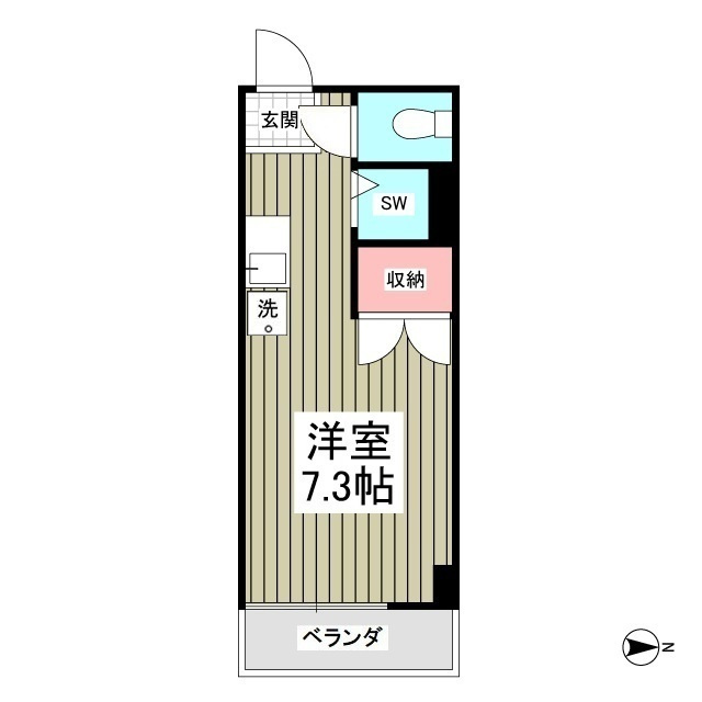 小手指シティハイツの間取り