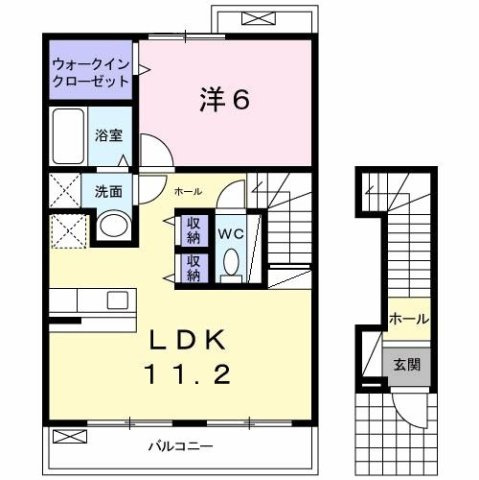 アネーロ　ヒルⅡの間取り