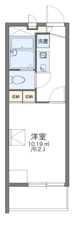 レオパレスシャンテ三国本町の間取り