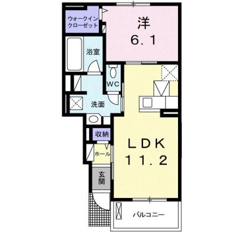 ピュアアクティブ　Ａの間取り