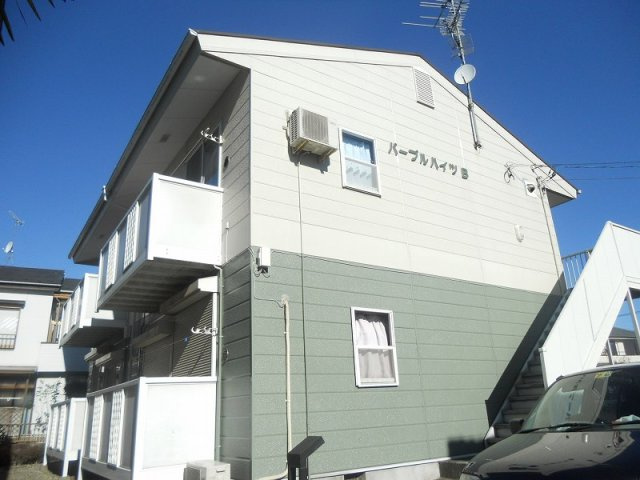 パープルハイツＢの外観|外はこのようになっています