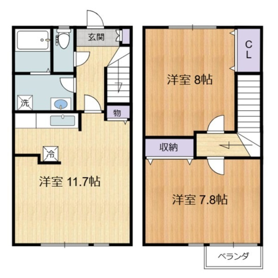 【間取り】 | ポンテアルト60