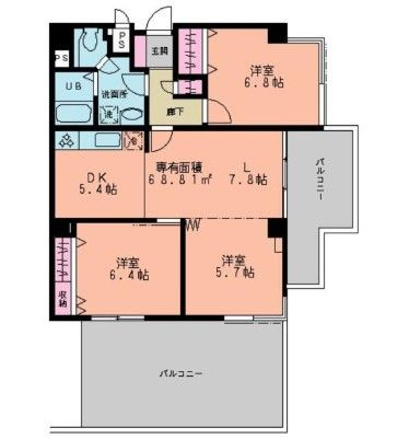 【間取り】 | ハイツスモルカ | 間取り