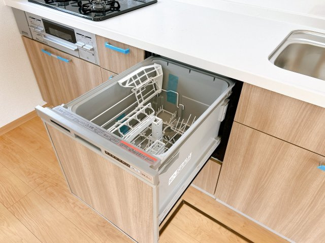 仲介手数料不要　カチタス合志市豊岡　平屋【楓の森小・楓の森中】のキッチン|食器洗い乾燥機