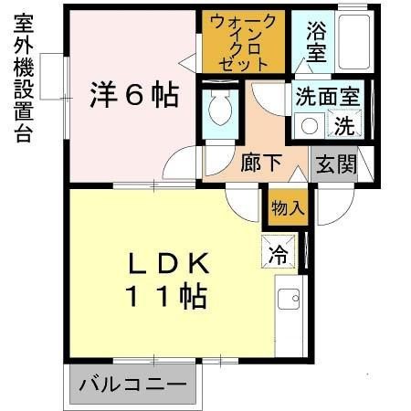 ソレーユ植松の間取り