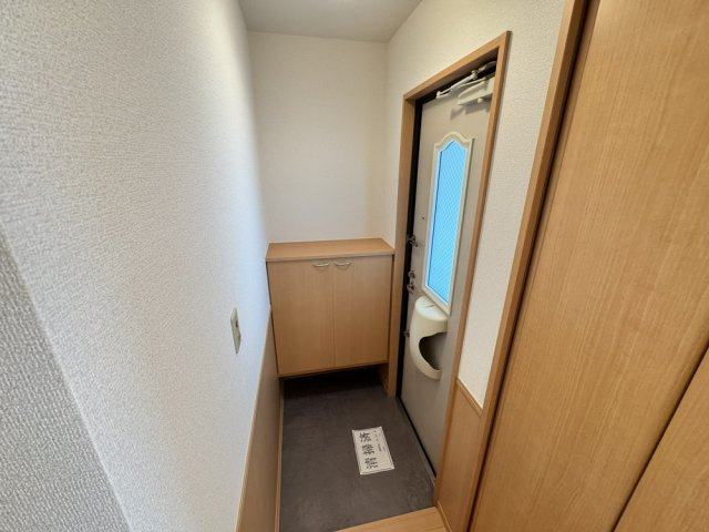 ソレーユ植松の玄関