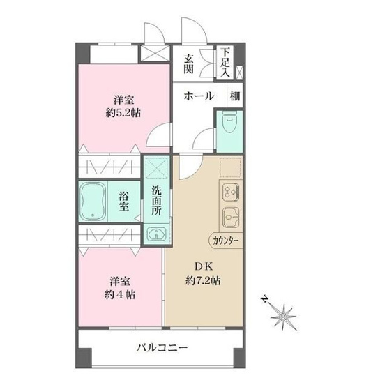 【間取り】 | アビオン中野坂上B棟 