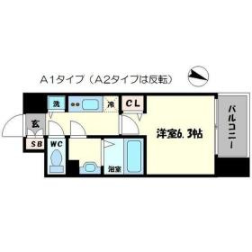 アドバンス大阪ドーム前アヴェニールの間取り