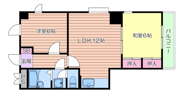 英和ビルの間取り