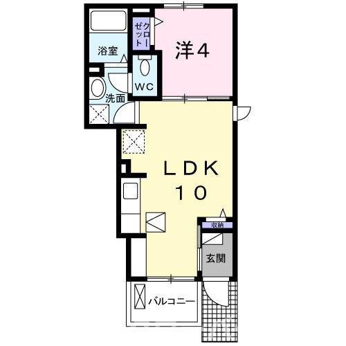 ルーベル土器　Ｂの間取り