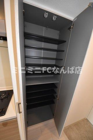 ジアコスモ九条シエルの玄関