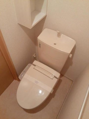 【トイレ】 | ブルック・アベニュー　Ⅰ | 落ち着いた色調のトイレです