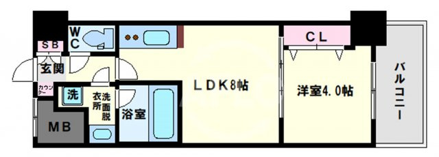 アーバネックス真田山　真田山小学校区の間取り|アーバネックス真田山　間取り図