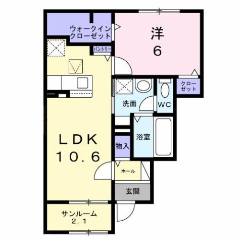 【間取り】 | ソラーナ　ユーユー