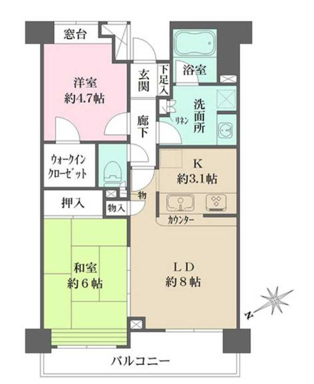 【間取り】 | 調布パークハウス