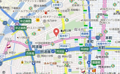 【地図】 | リーガル靭公園南
