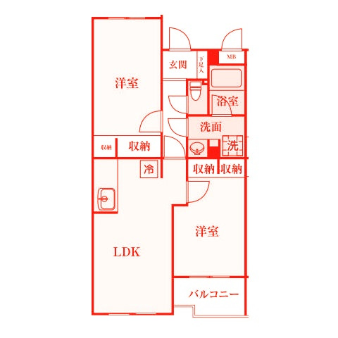 ピア湘南夕陽ケ丘の間取り