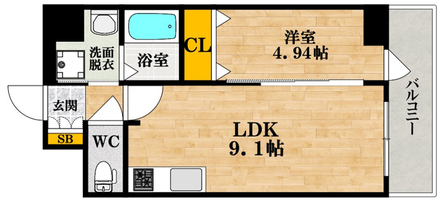 【間取り】 | ふぁみ～ゆ住吉大社
