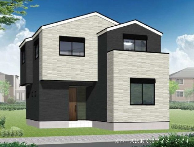 【横浜市戸塚区汲沢町426-6全5棟新築戸建て】★仲介手数料無料★（深谷小学校・汲沢中学校）の外観パース