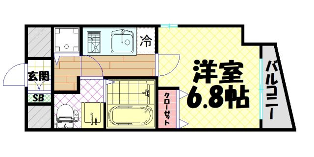 【間取り】 | エスリード阿波座ノースプレイス