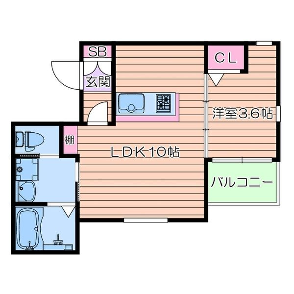 ボヌール千里丘の間取り