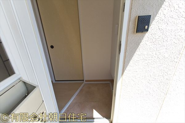 セジュール安永Cの玄関