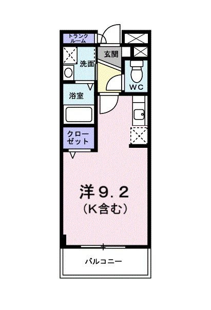 ジュネス飛田給の間取り