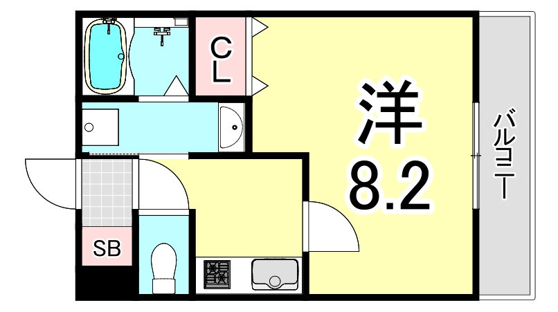 ヴィクトワール西宮丸橋町の間取り