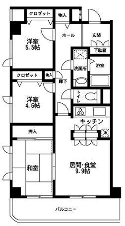 ルミエール六甲の間取り