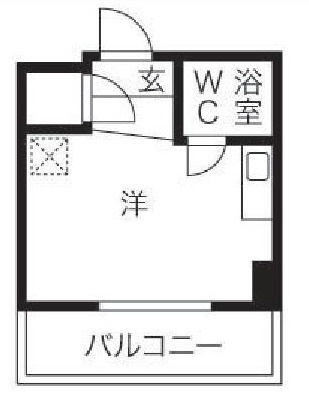 カサベラ花隈の間取り
