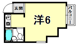 ダイドーメゾン西宮北口の間取り