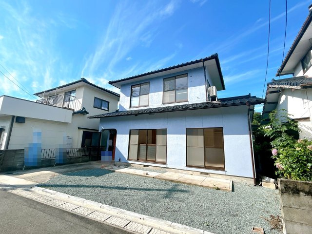 仲介手数料不要　カチタス菊池市泗水町永　内外装リフォーム済3LDK【泗水東小・泗水中】の外観|外観：2026年5月 外壁・屋根塗装済