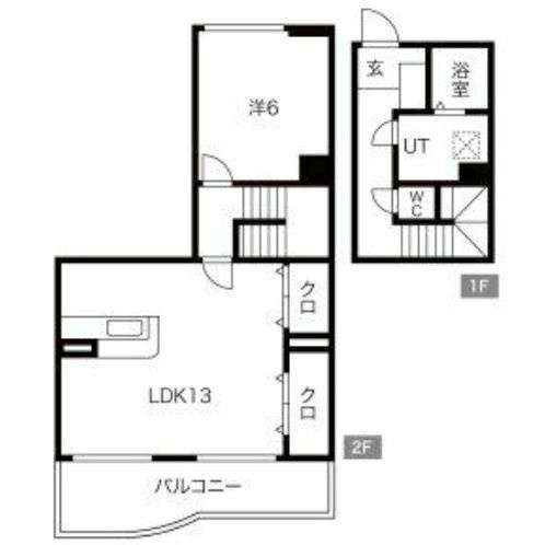 クレモナ山手の間取り