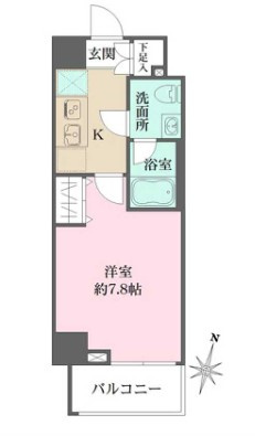ベルフェリーク木場の間取り