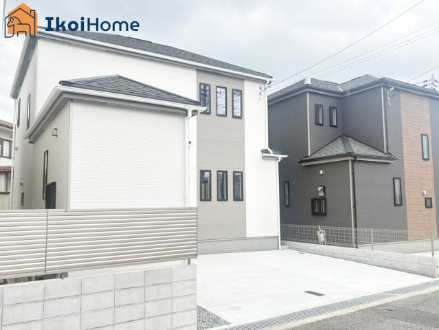 明石市魚住町西岡　B号棟　新築戸建の前面道路含む現地写真|【ホームページに現地動画掲載中】●年中無休：当日予約可●周辺お買い物施設充実で便利な立地です！
